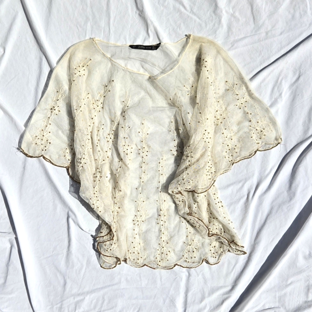 Zara beaded top